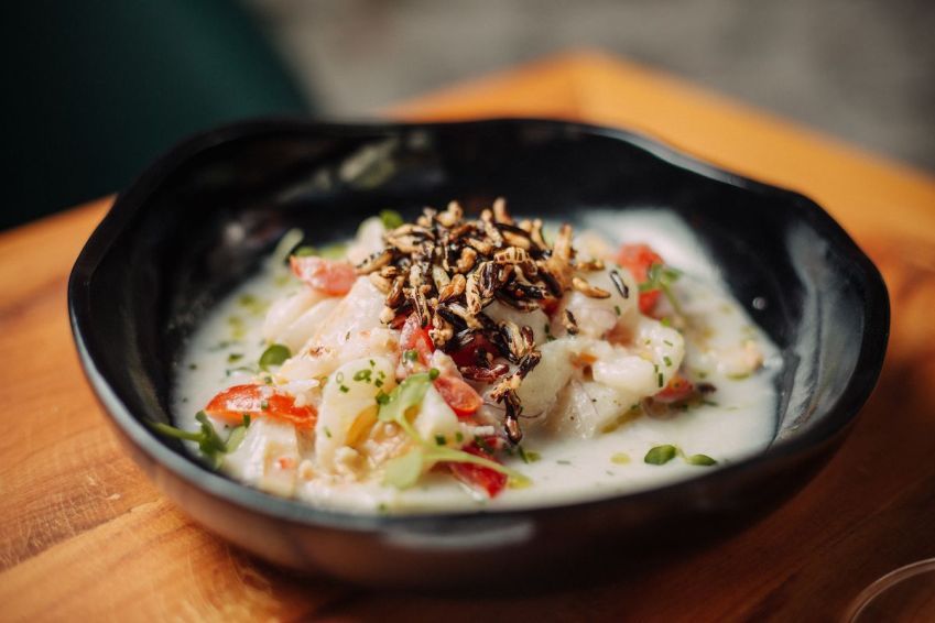 Ceviche vegano de lichia do Atto / Pedro Ferrarezzi