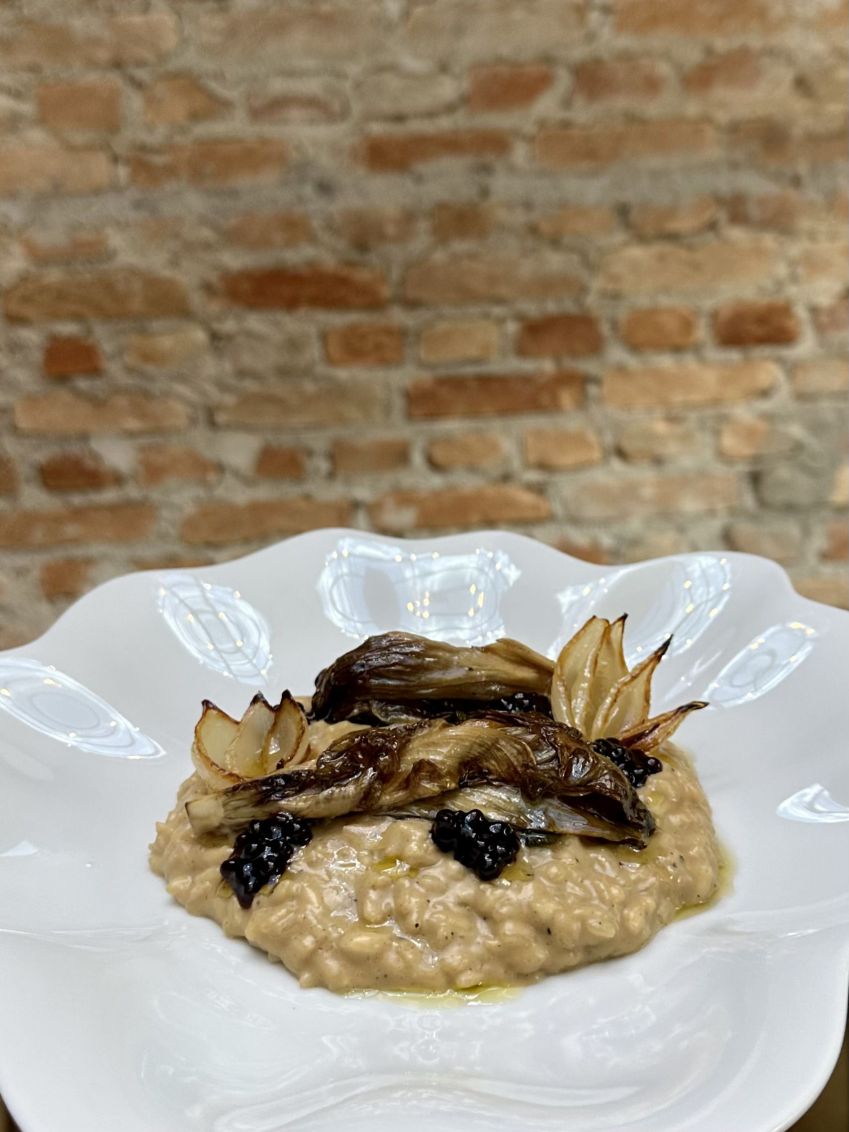 Risoto de cebola caramelizada e queijo cuesta azul / Divulgação