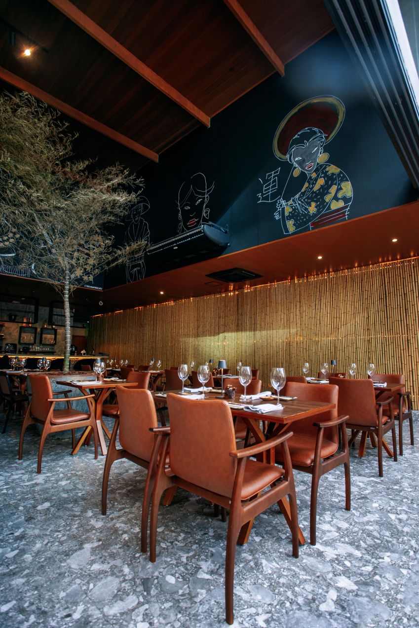 Ambiente do novo Noma Sushi, na Av. Brigadeiro Faria Lima / Neuton Araujo