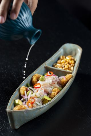 Ceviche do Osso, casa de carnes dry aged, mas que tem entre as entradas mais pedidas o famoso ceviche / Neuton Araujo