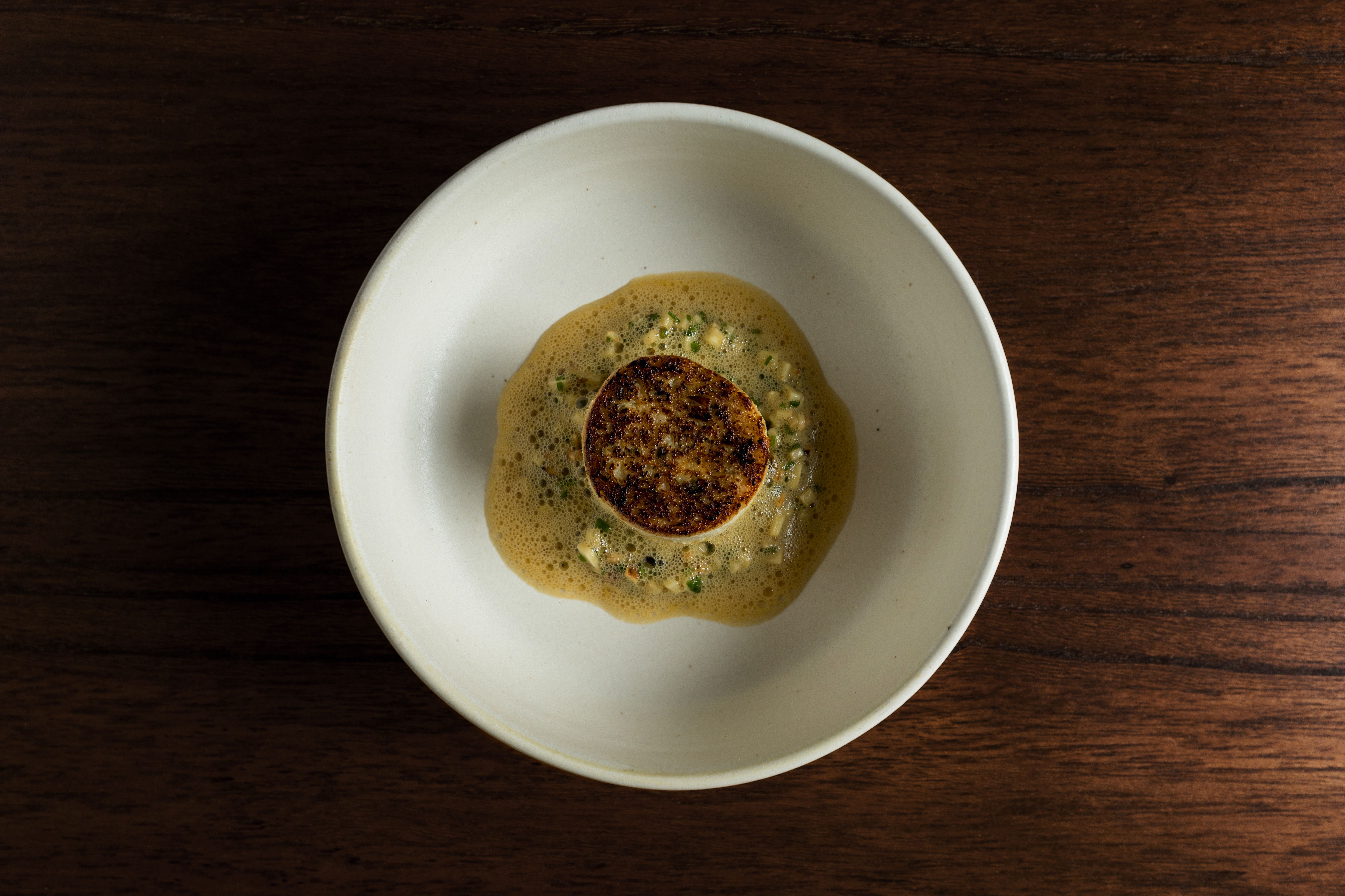 Boudin de foie gras, cogumelos e tucupi do Oteque