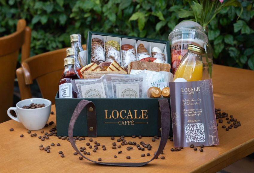 Cesta especial para o Dia dos Namorados do Locale Caffè / Divulgação