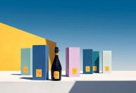 Artista cria embalagens com cânhamo para safra especial da Veuve Clicquot, que chega ao Brasil