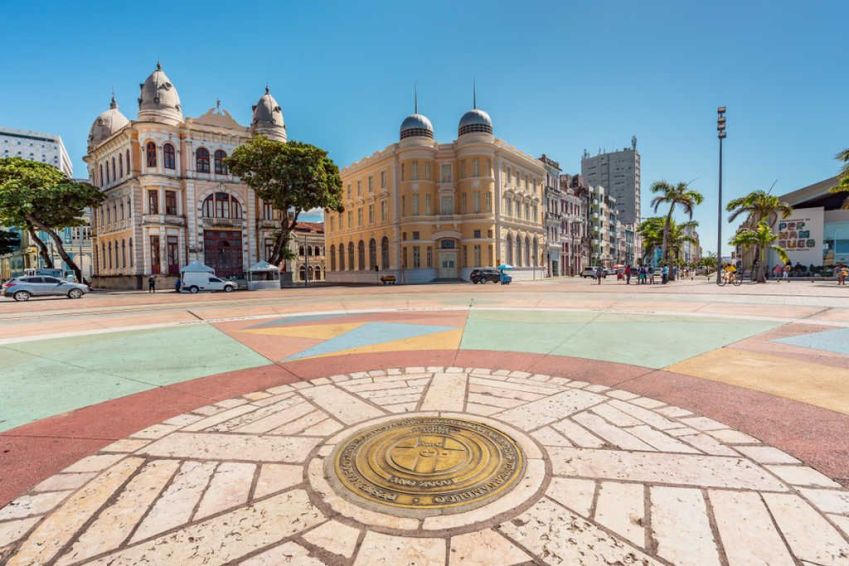 Lugares para conhecer em Recife: Marco Zero / Imagem: Shutterstock | Paula Montenegro