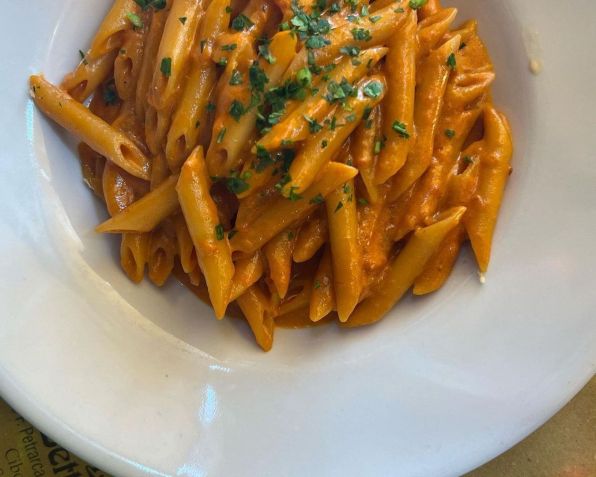 Penne alla bettola, um dos pratos mais tradicionais e comentados do restaurante / Daniela Filomeno