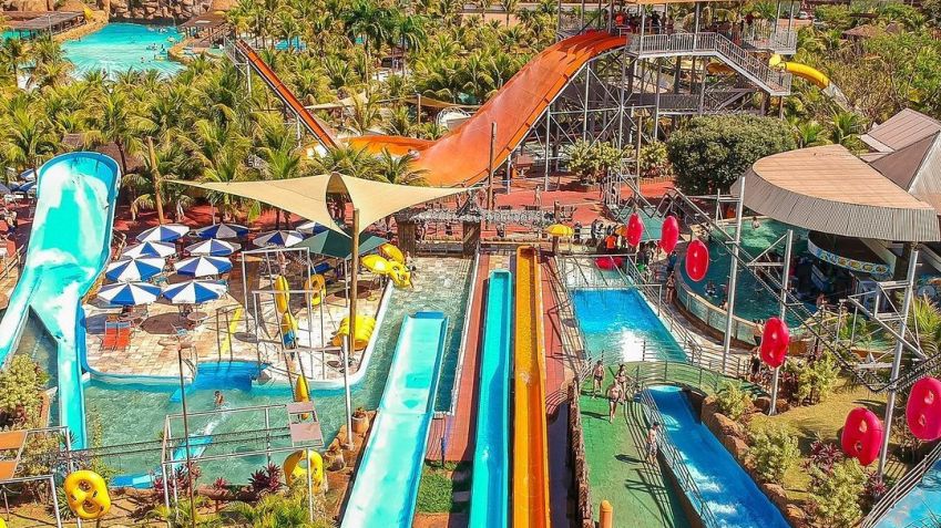 Thermas dos Laranjais é 4º parque aquático mais visitado do mundo, segundo dados de 2022 / Reprodução/Instagram
