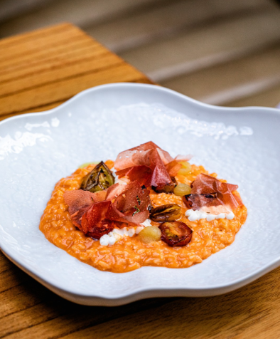 Risoto de tomate da chef Tássia Magalhães / Divulgação