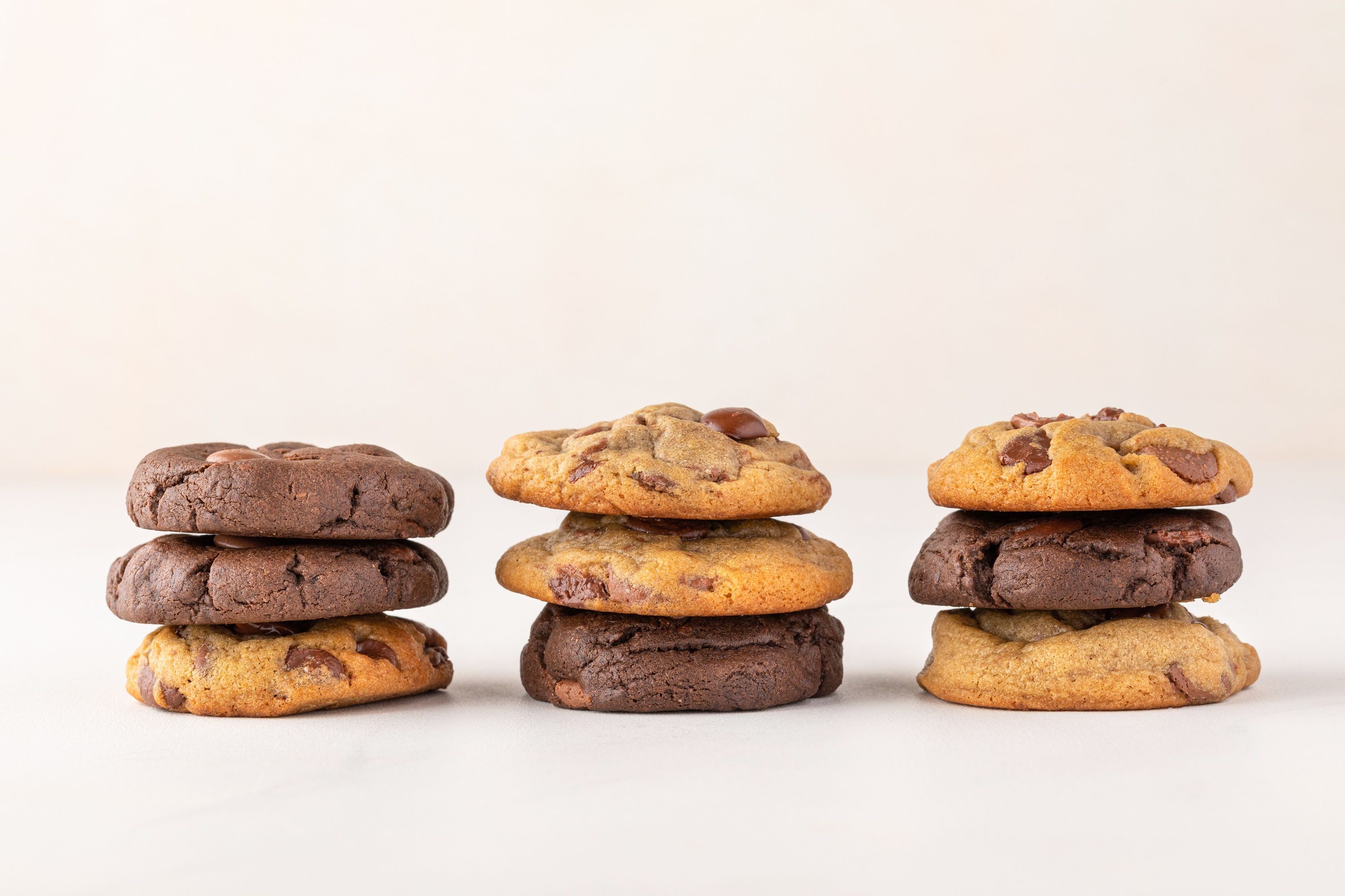 Cookies variados da Beik; dica da chef Luiza é o clássico / Ana Schad