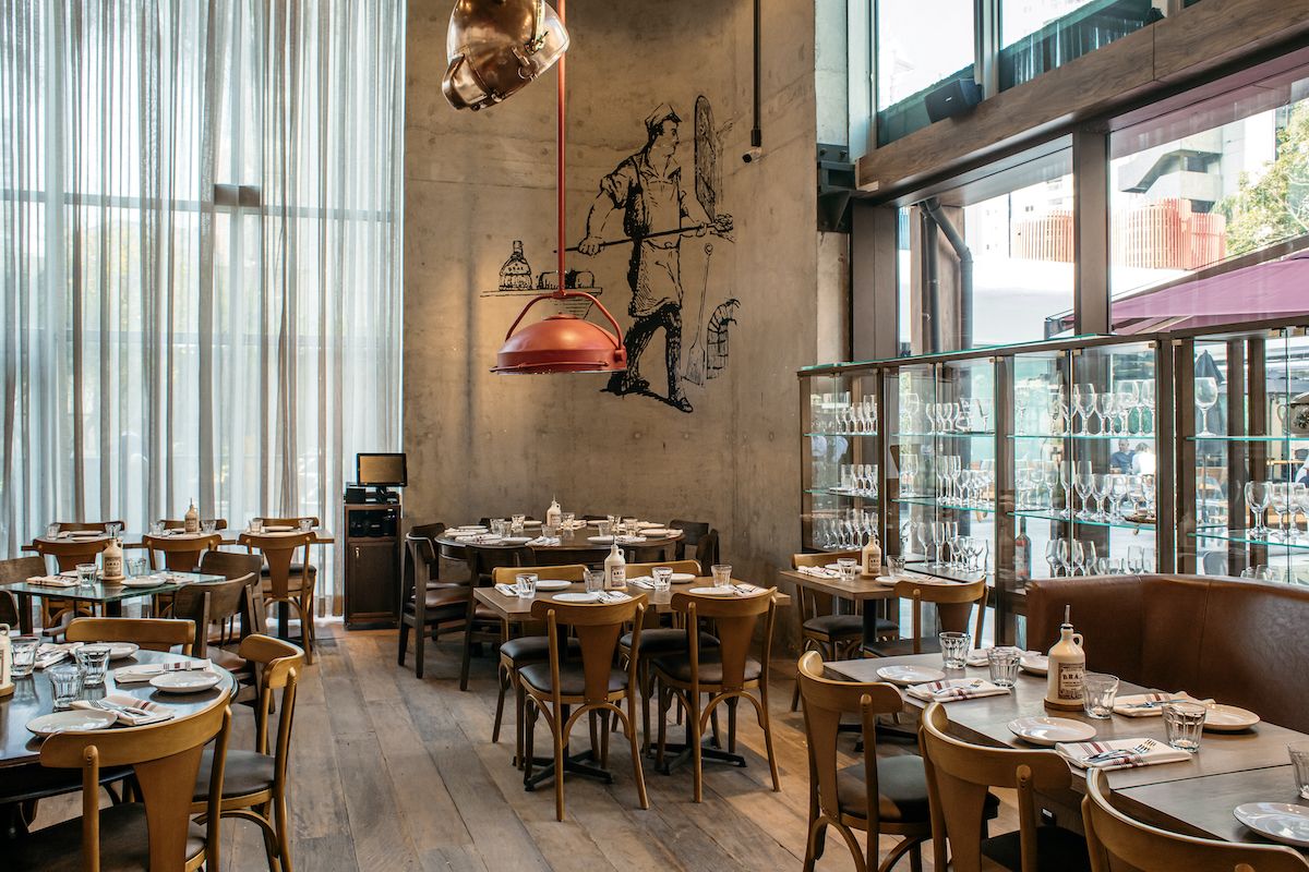 Ambiente da Bráz Trattoria Paulista / Bruno Geraldi