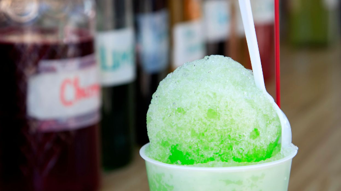 Raspado é o tipo de sorvete no México / Alamy