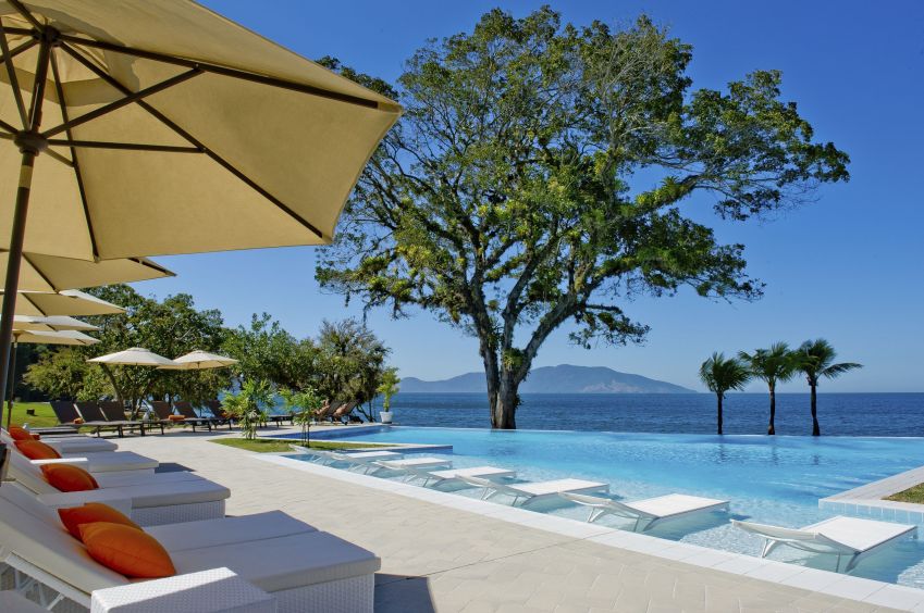 Piscina do Club Med Rio das Pedras, em Mangaratiba • Divulgação/Club Med Rio das Pedras