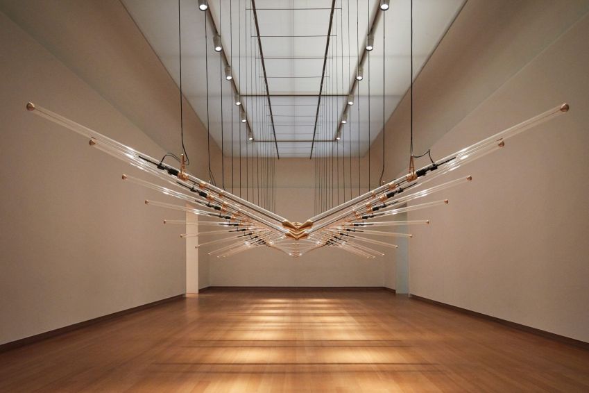 Obra "Amplitude" (2015) em exposição no novo anexo do CCBB São Paulo / Ronald Smits