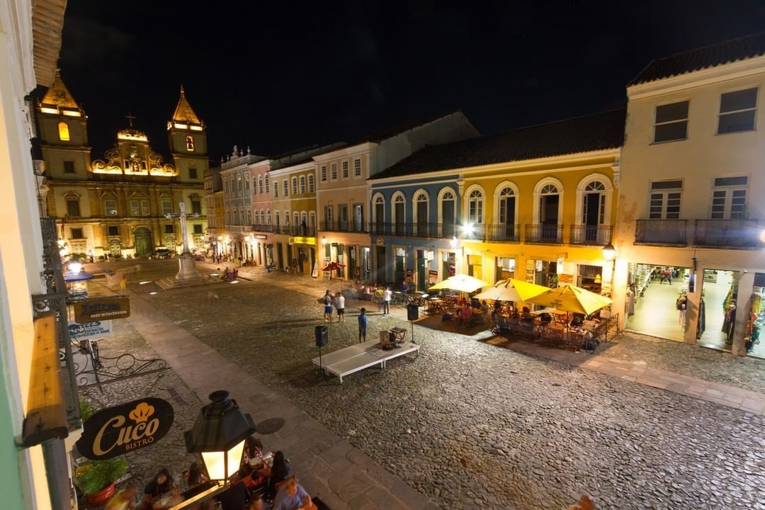 Vista do segundo andar do Cuco Bistrô para o Largo do Cruzeiro de São  Francisco / Reprodução/Intagram