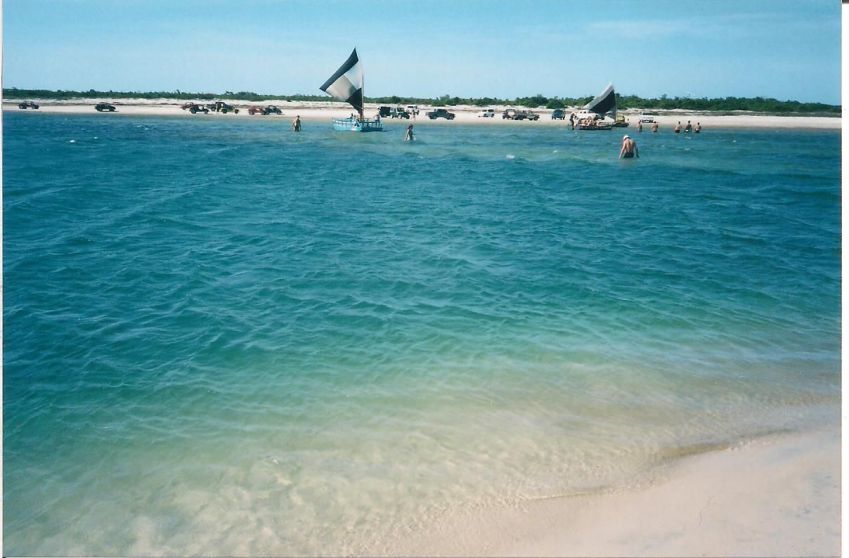 Tonalidades verdes e azuis fazem parte da lagoa, também conhecida por Lagoa de Jijoca / Wikimedia Commons