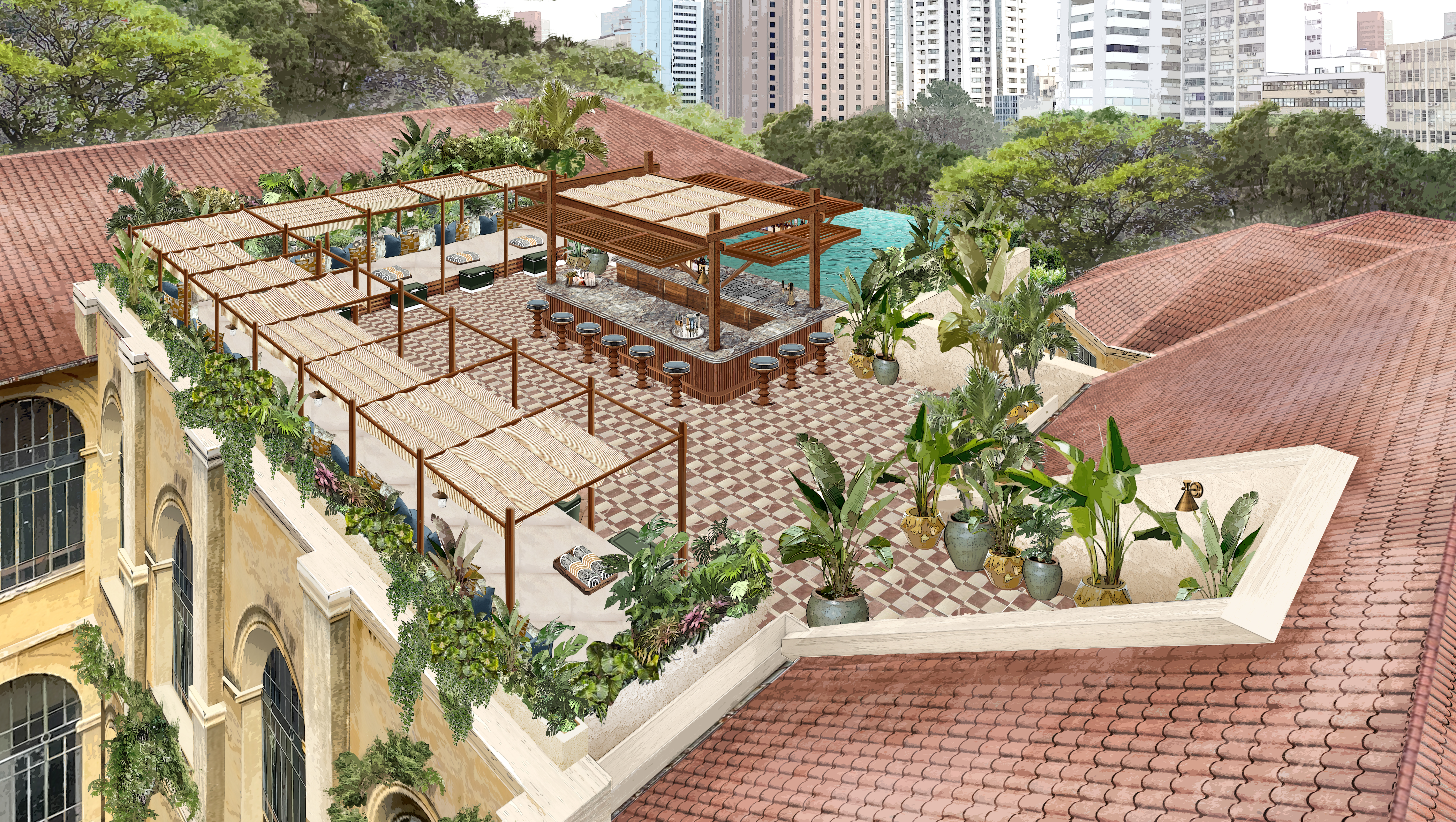 rooftop projeto soho house sao paulo
