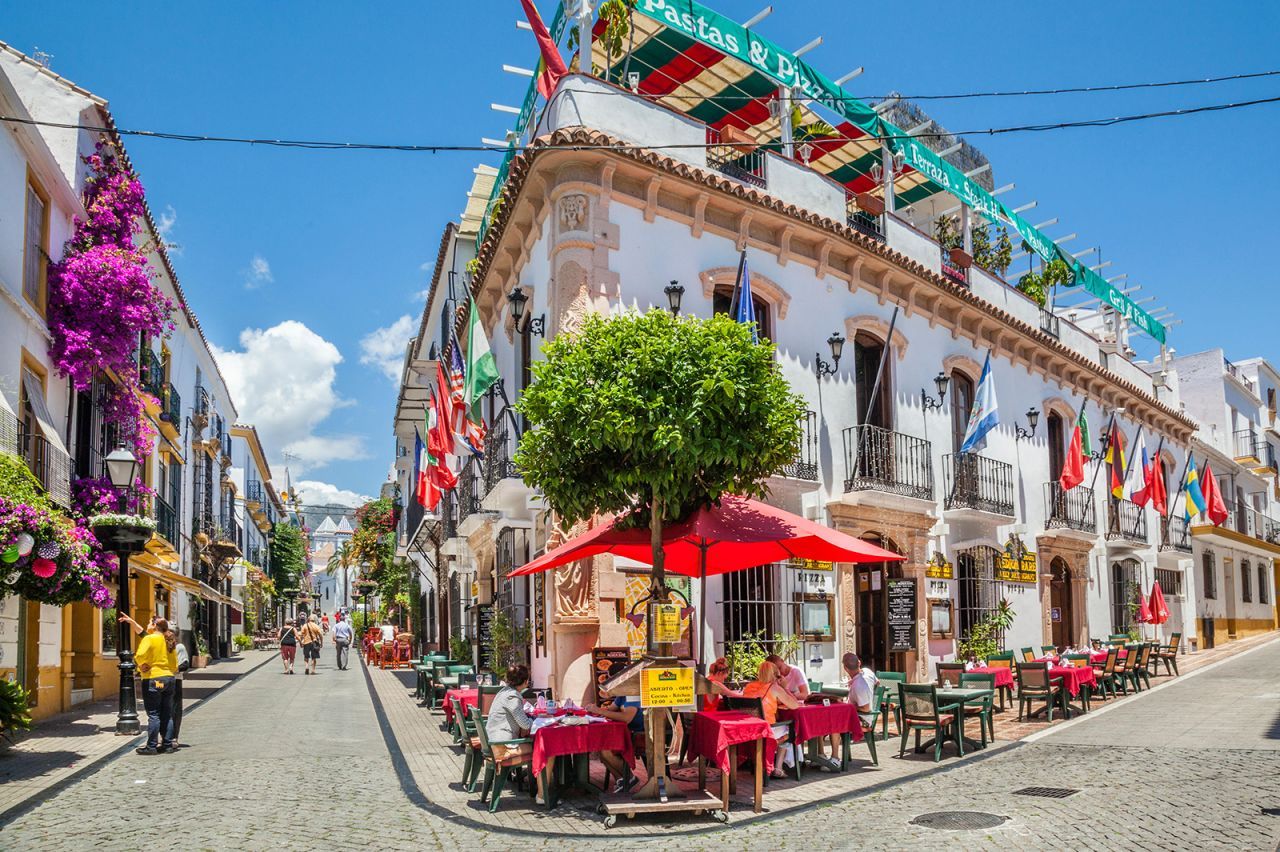 A colorida Cidade Velha de Marbella tem uma vibração discreta / Manfred Gottschalk/Alamy Stock Photo