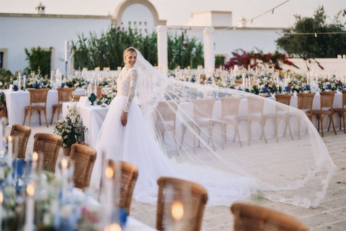 Os organizadores de casamentos dizem que é importante que os planejadores e os casais tenham um bom relacionamento. Esta foto é de um casamento em Puglia, Itália, planejado por Giorgia Fantin Borghi / Giacomo Terracciano Studio/Giorgia Fantin Borghi