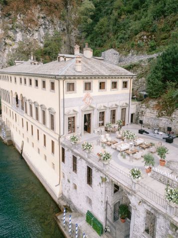 Villa Pliniana é outro local de luxo onde Giorgia Fantin Borghi planejou casamentos anteriores / Matteo Coltro/Giorgia Fantin Borghi