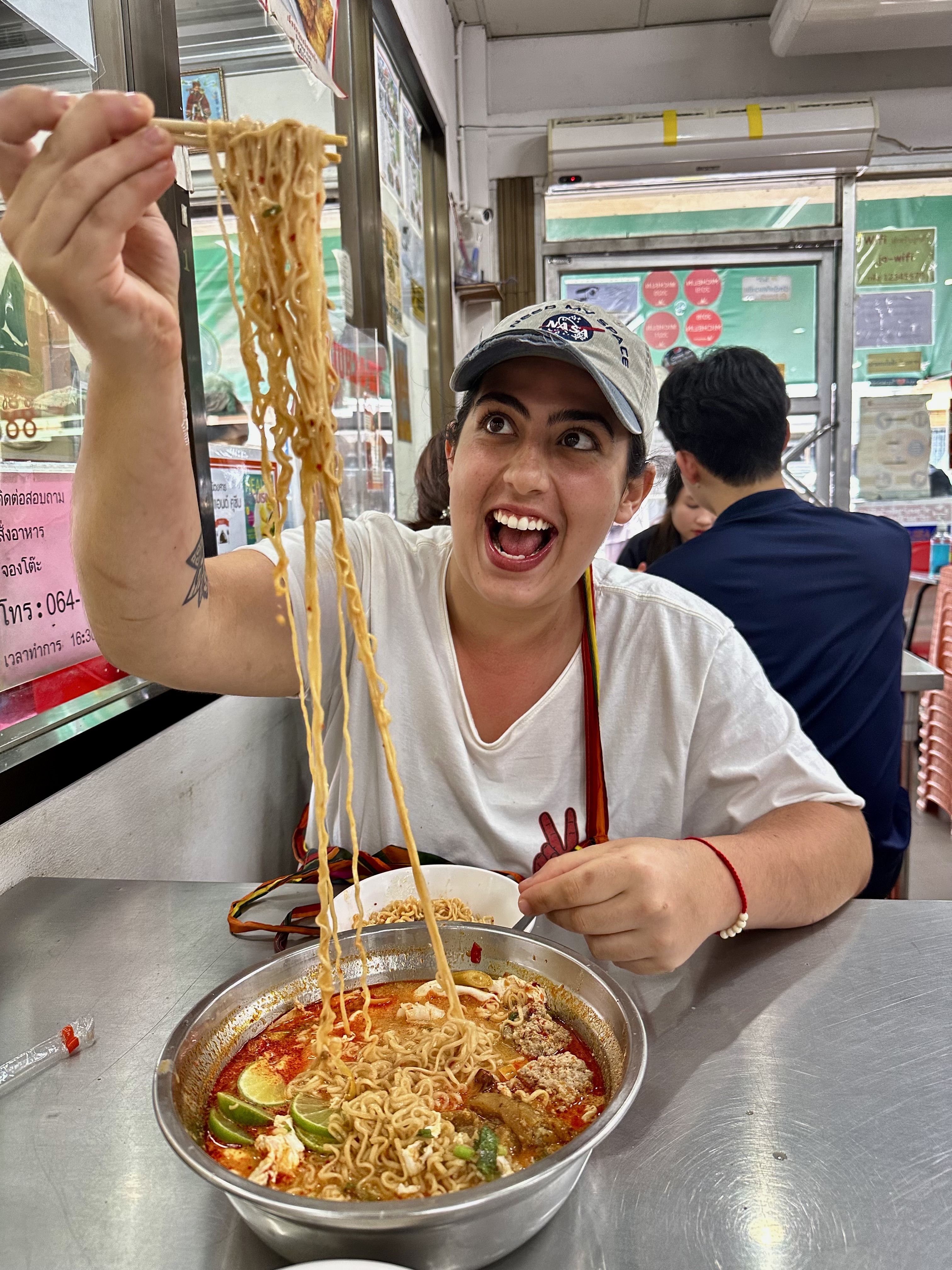 Mama Noodles Tom Yum, prato clássico e boa pedida no restaurante Jeh O Chula / Arquivo pessoal