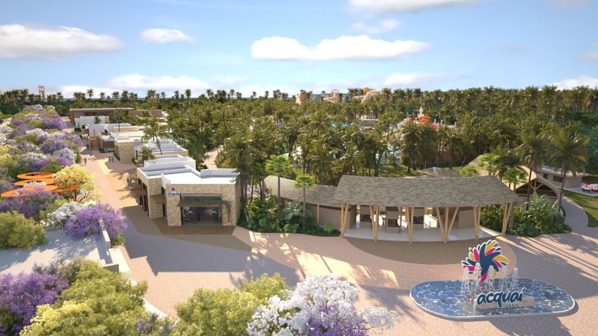 Projeto do Acquaí Parks & Resort em Cabo Branco, com direito a rio lento e piscina de ondas / Divulgação