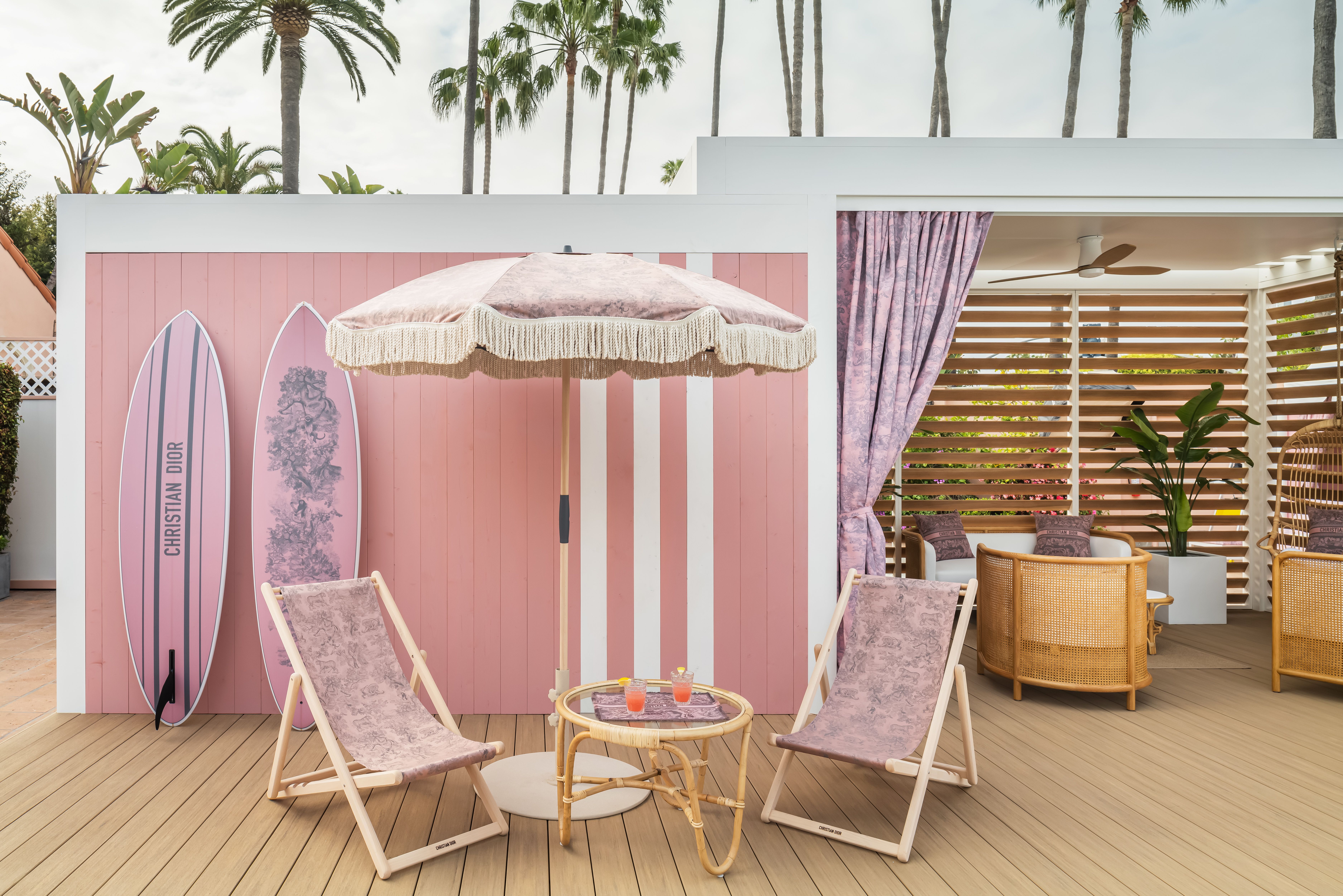 The Beverly Hills Hotel-Pool-Dior Spa Cabana-Dorchester Collection