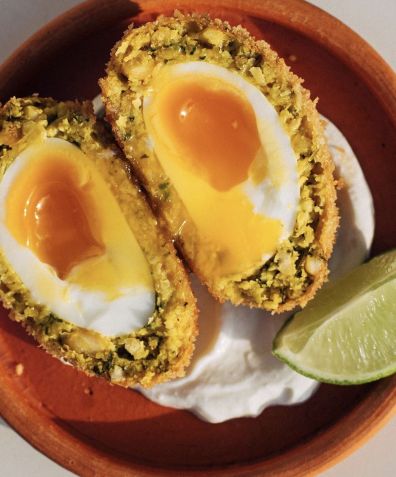 Um dos queridinhos de bares pelo Brasil, o Bolovo ganha sua versão com falafel no Florestal, em Belo Horizonte / Reprodução Instagram