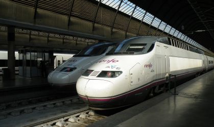França e Espanha são ligadas por trens diretos de alta velocidade