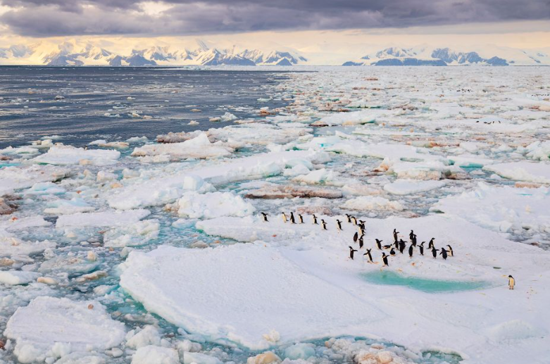 A extremidade inferior do planeta não possui parques nacionais, mas a Antártica possui uma reserva natural oficial – a Área Marinha Protegida do Mar de Ross / Luis Davilla/Photodisc/Getty Images