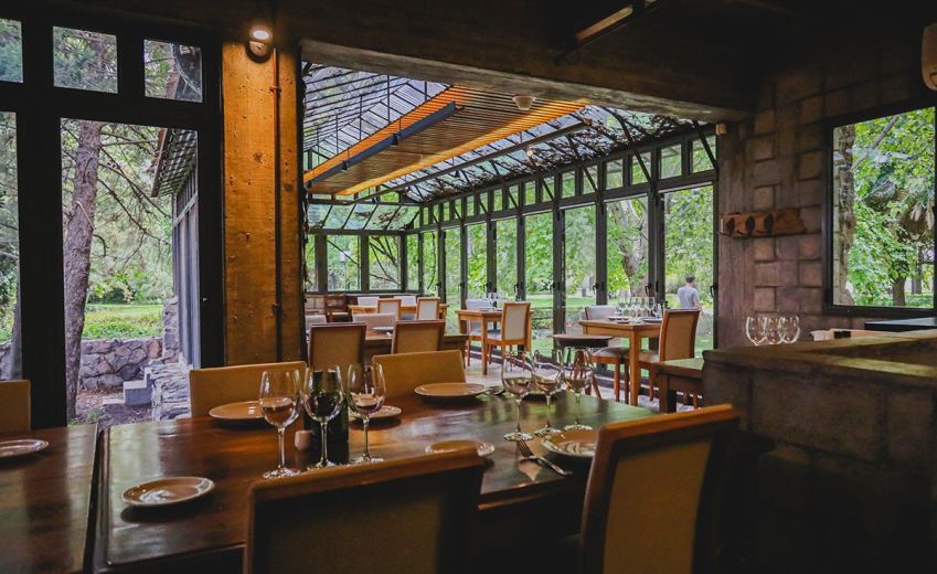 Restaurante da Bodega Santa Julia, em Maipú / Reprodução/Site