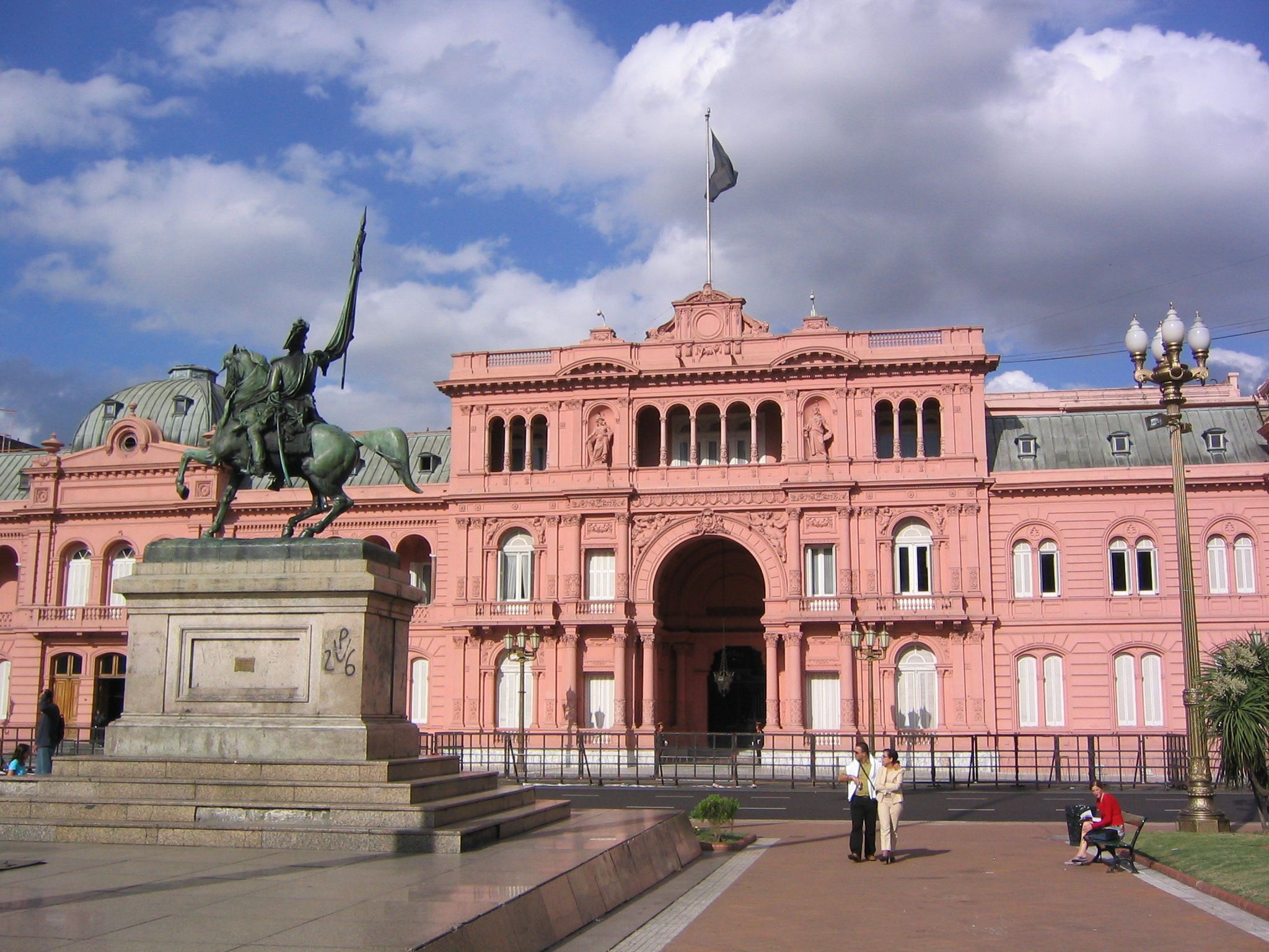 Exterior da Casa Rosada, em Buenos Aire