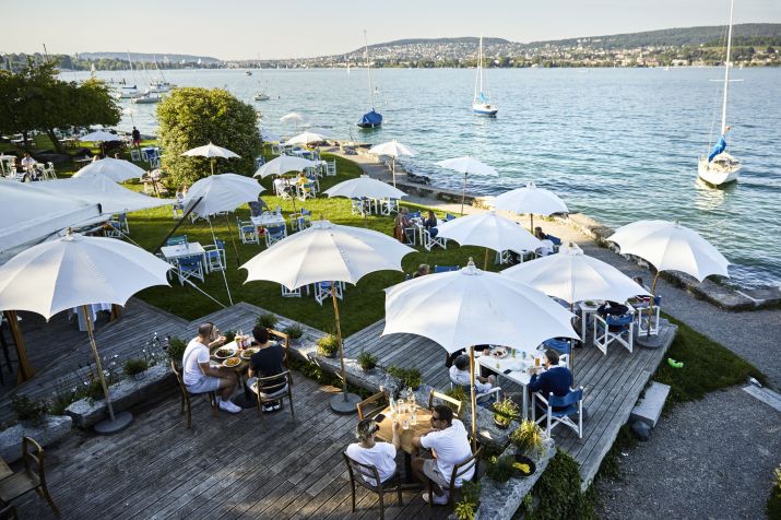 Restaurante Fischer's Fritz, à beira do lago de Zurique / Divulgação