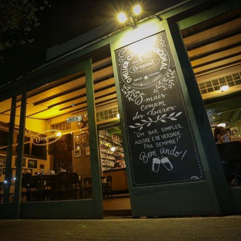 Bar Original fica localizado no Bairro de Moema desde 1996; local aceita reserva para grupos / Reprodução Facebook