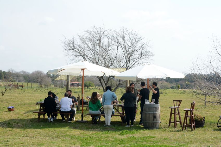 Receptividade na Bodega Colorado Chico, na região de Canelones / Giuliana Nogueira