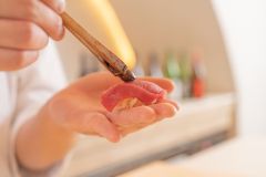 No Kanoe a grande estrela é o shari (arroz do sushi) que mostra sua evolução ao longo do jantar