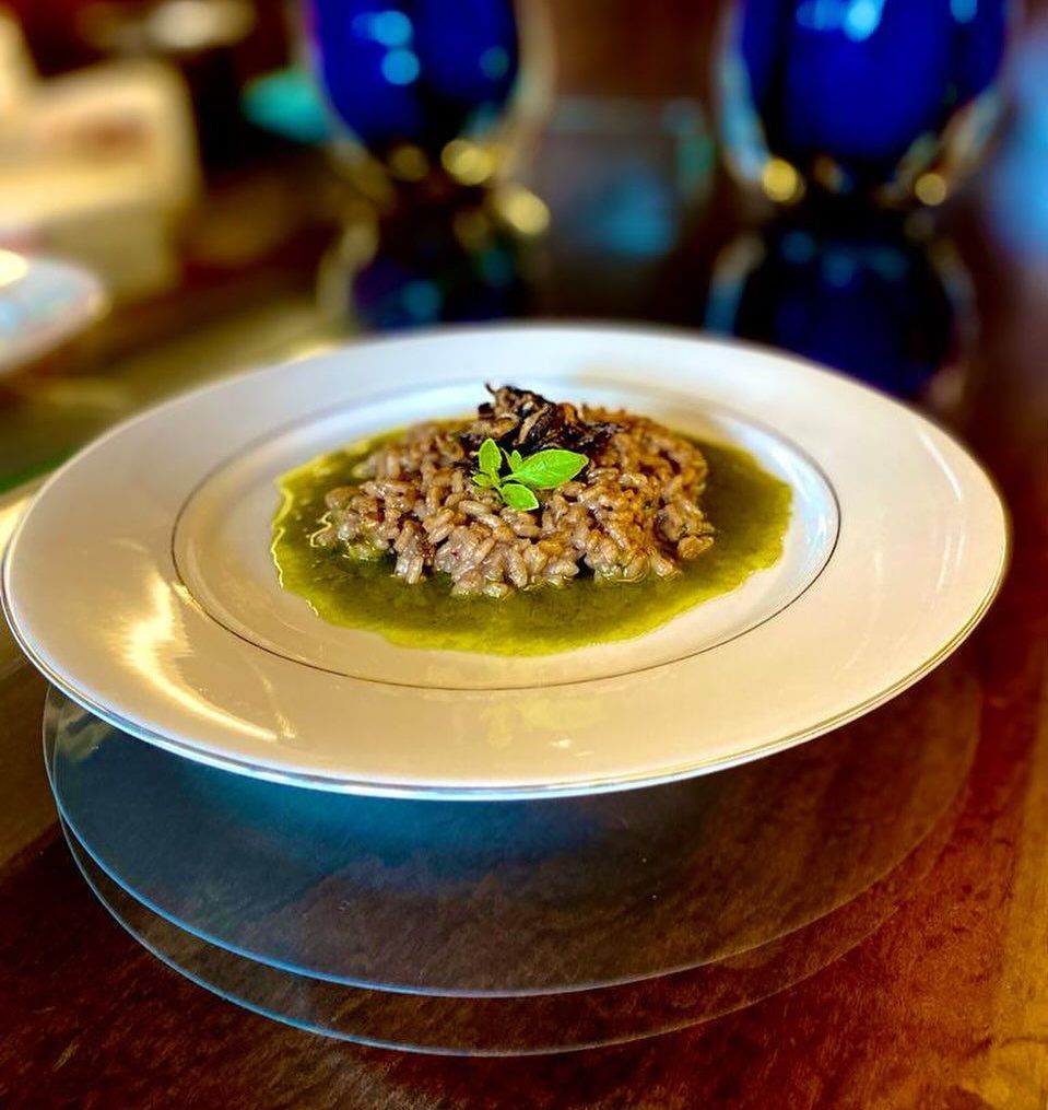 Risoto de shitake da chef Raquel Brigido