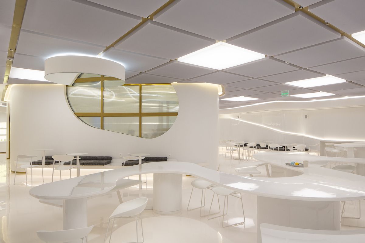 Ambiente da moderna We Coffee Shopping Morumbi / @scarpa_andre