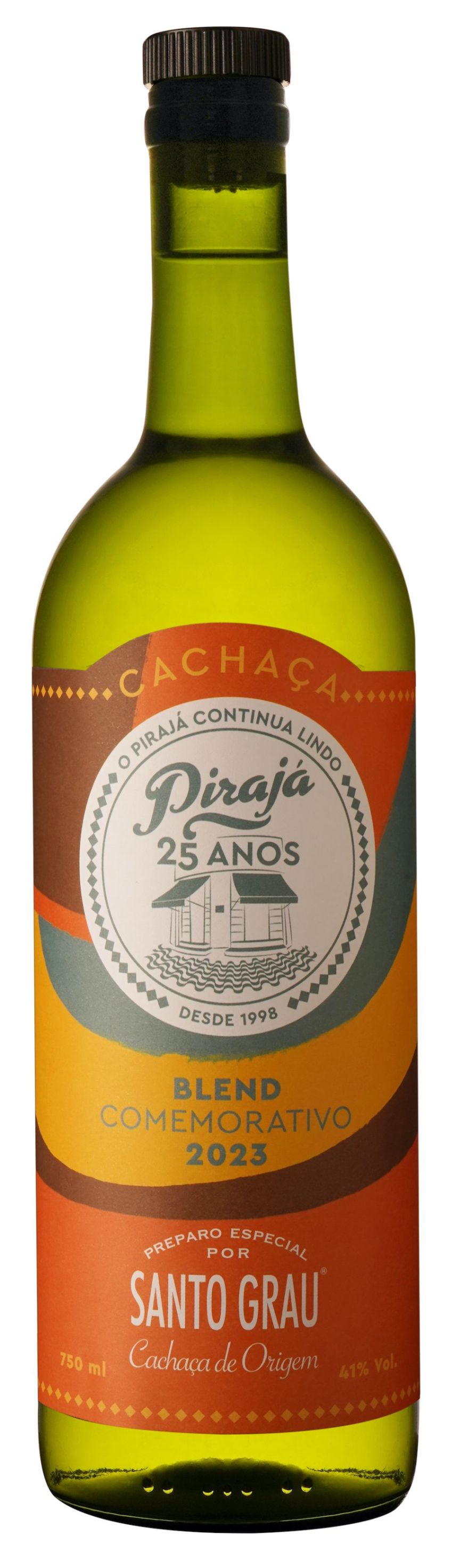 Cachaça comemorativa dos 25 anos do Pirajá / Divulgação