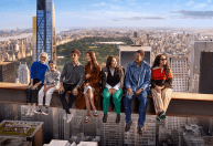 Em NY, atração recria famosa foto de operários do Rockefeller a 240 metros de altura