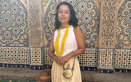 Daniela Filomeno no Tânger, no Marrocos