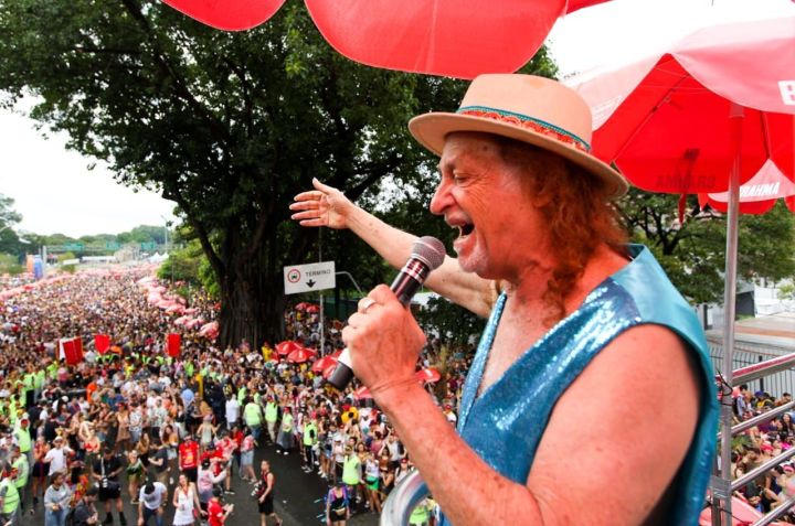 Alceu Valença comanda bloco Bicho Maluco Beleza no Carnaval de rua de SP em 2023 / Marcos Credie