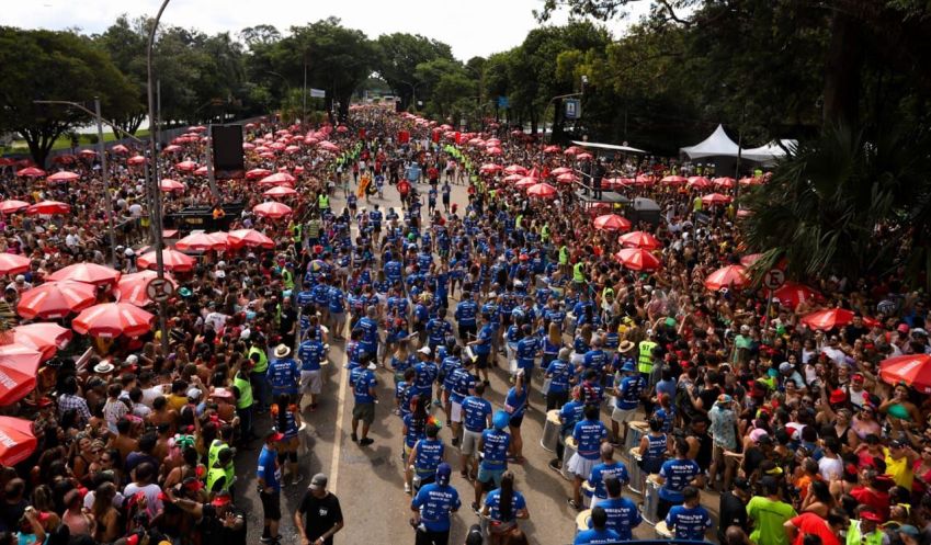 Desfile do Monobloco no Ibirapuera no Carnaval de Rua de SP de 2023 / Marcos Credie