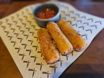 Croquetas de sobrepaleta suína do Rufino Parrilla