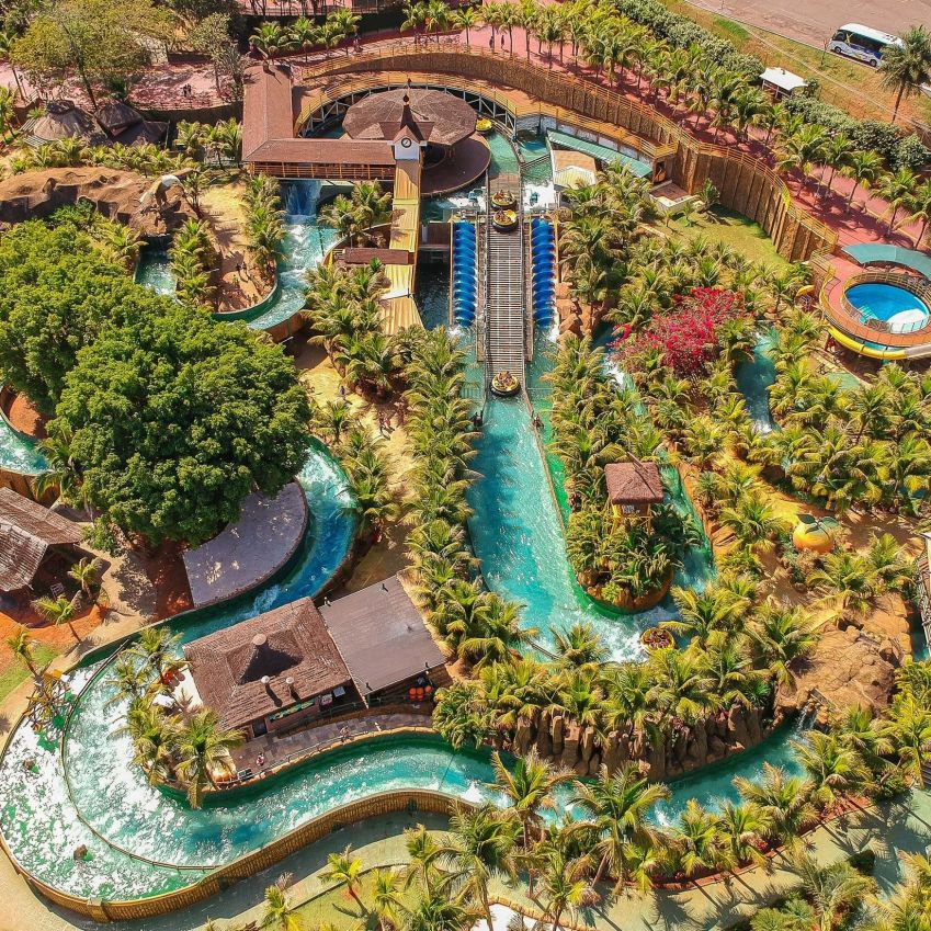 Famoso parque aquático brasileiro, Thermas dos Laranjais fica em Olímpia, no interior de São Paulo / Reprodução/ Facebook