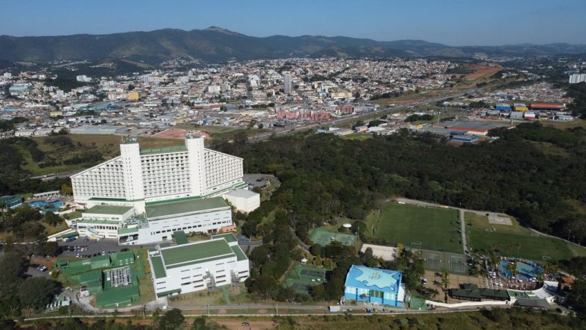 Bourbon Atibaia fica em local de 400 mil m² e conta com parque aquático e espaços temáticos da Turma da Mônica / Divulgação