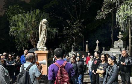 Cemitério da Consolação terá visita guiada na noite do dia 24 de janeiro