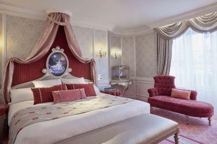 Suíte da Cinderela no Disneyland Hotel, em Paris