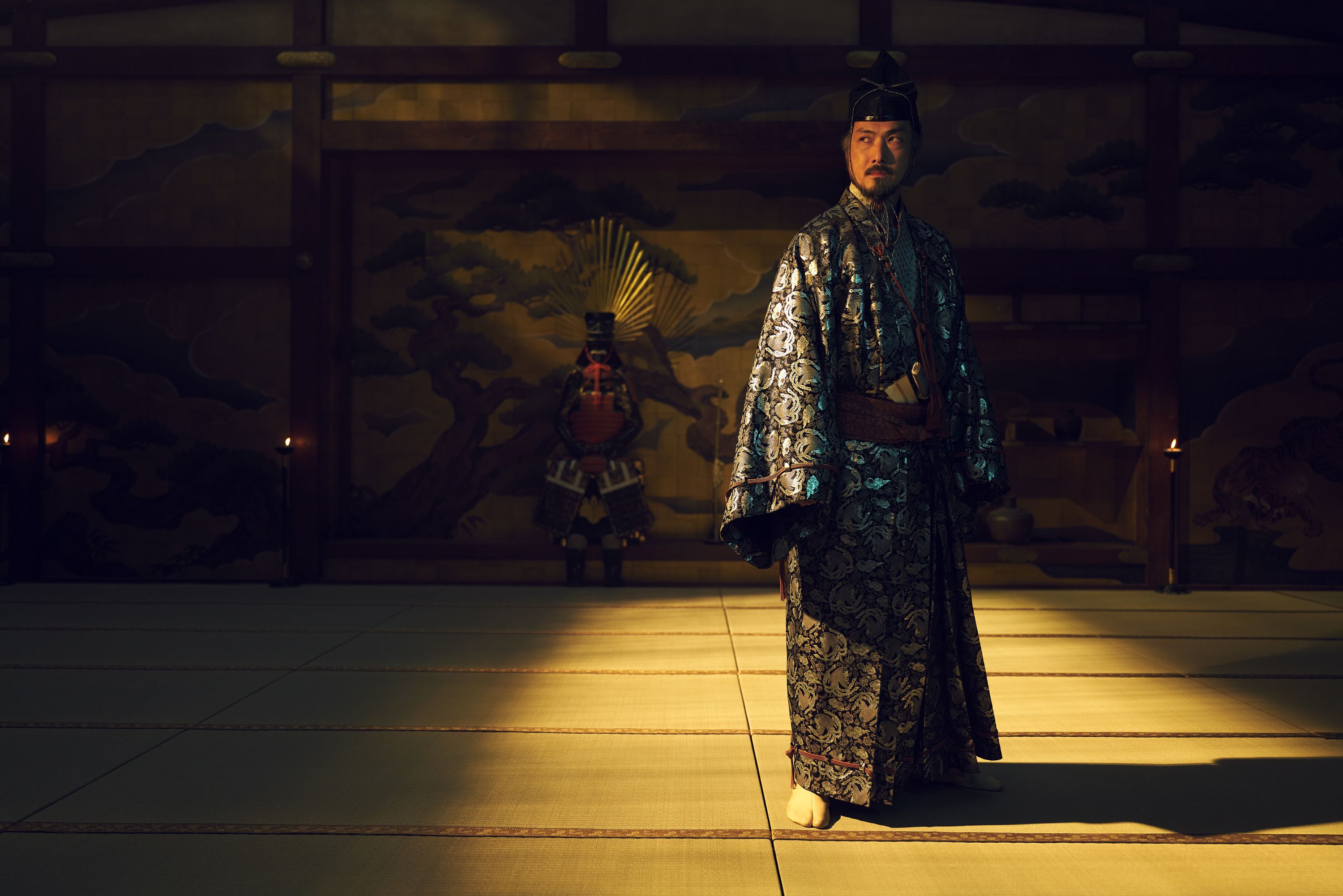 Takehiro Hira como o personagem Ishido Kazunari em cena de "Xógum: A Gloriosa Saga do Japão" / Imagem cedida pela FX Networks