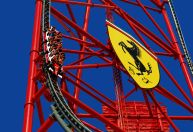 Montanha-russa mais alta e rápida da Europa fica em parque da Ferrari na Espanha