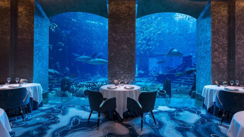 Conhecido por seu cenário impressionante e menu atencioso, o Ossiano em Dubai ficou em terceiro lugar na lista de 2024. / Reprodução/Ossiano