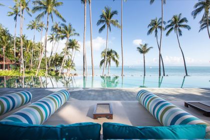 Piscina do Four Seasons Resort Koh Samui, na Tailândia
